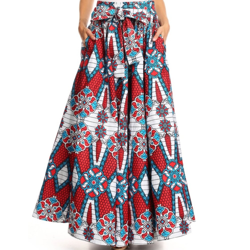 CHRISTMAS IN JULY SALE - American Boho Maxi Skirt